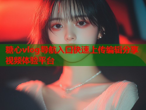 糖心vlog导航入口快速上传编辑分享视频体验平台
