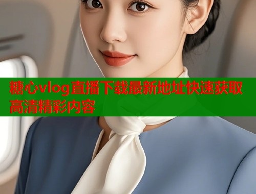 糖心vlog直播下载最新地址快速获取高清精彩内容