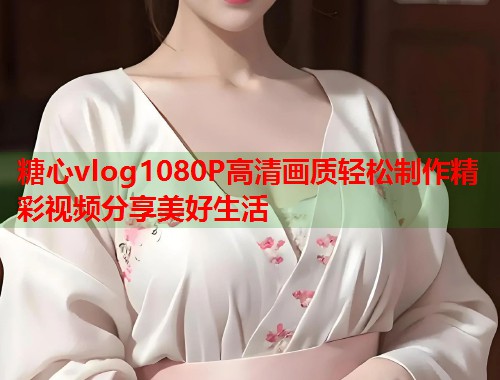 糖心vlog1080P高清画质轻松制作精彩视频分享美好生活