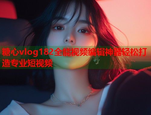 糖心vlog182全能视频编辑神器轻松打造专业短视频