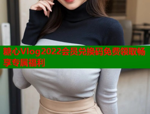 糖心Vlog2022会员兑换码免费领取畅享专属福利