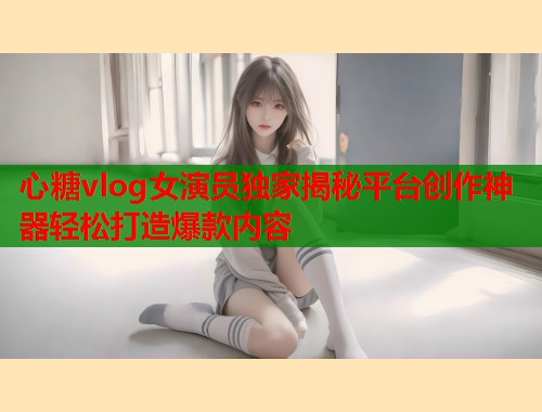 心糖vlog女演员独家揭秘平台创作神器轻松打造爆款内容