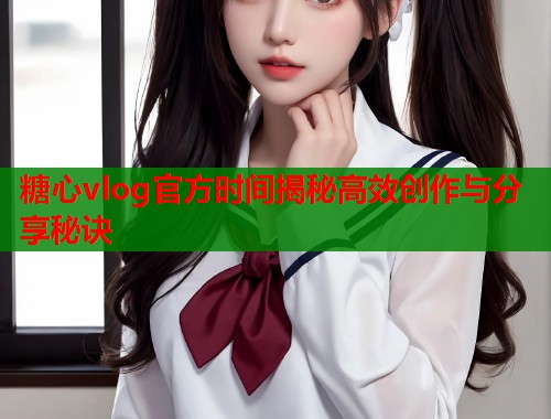糖心vlog官方时间揭秘高效创作与分享秘诀 糖心vlog官方时间揭秘高效创作与分享秘诀