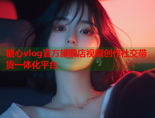 糖心vlog官方旗舰店视频创作社交带货一体化平台