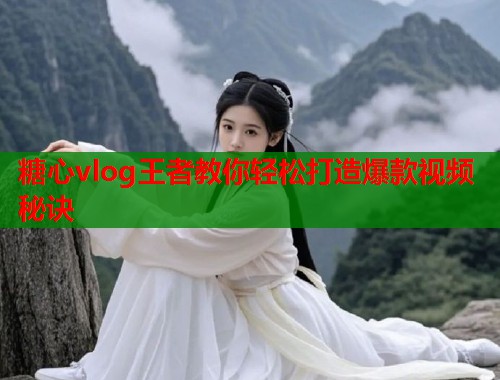 糖心vlog王者教你轻松打造爆款视频秘诀 糖心vlog王者教你轻松打造爆款视频秘诀