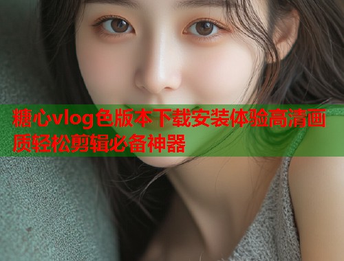 糖心vlog色版本下载安装体验高清画质轻松剪辑必备神器