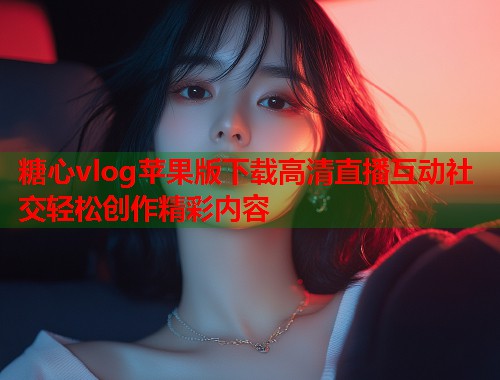 糖心vlog苹果版下载高清直播互动社交轻松创作精彩内容