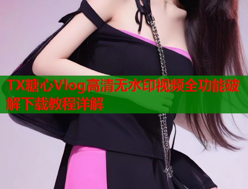 TX糖心Vlog高清无水印视频全功能破解下载教程详解