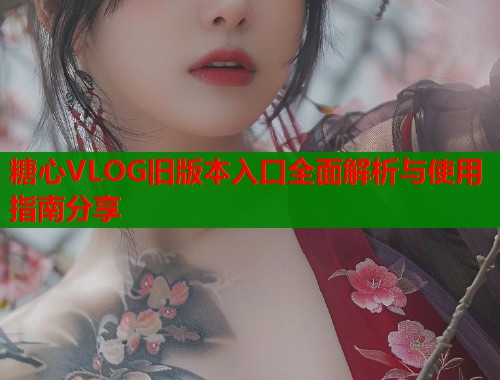 糖心VLOG旧版本入口全面解析与使用指南分享
