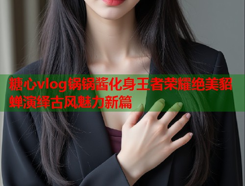 糖心vlog锅锅酱化身王者荣耀绝美貂蝉演绎古风魅力新篇